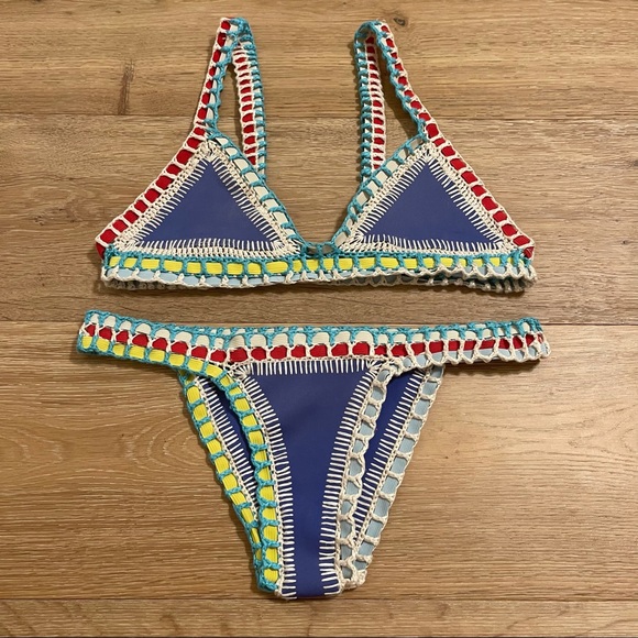 Kiini Bikini Set | Blue Colorful Combo